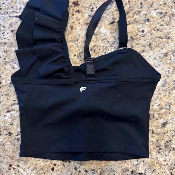 Fabletics Mellie Ruffle crop top size small - Picture 4 of 4